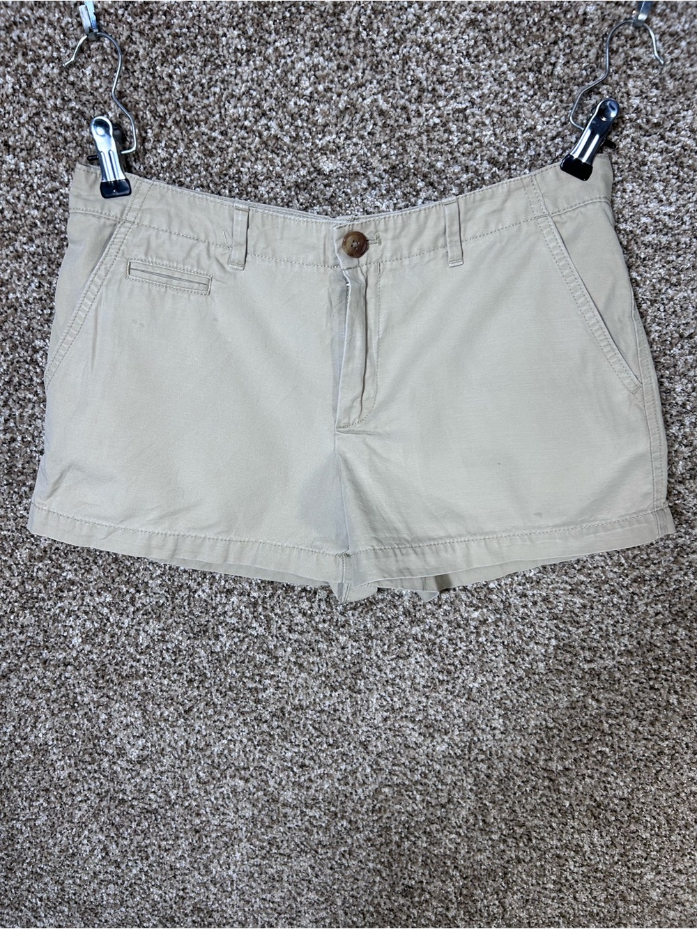 GAP Beige Utility Cotton Shorts
